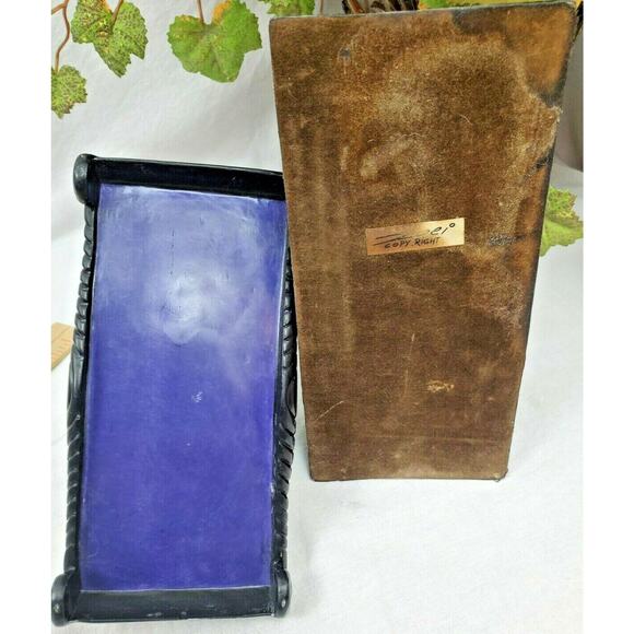 Vintage Coffin Crypt Box Dragon Figurine Fantasy Trinket Storage Goth Whimsigoth - Picture 5 of 9